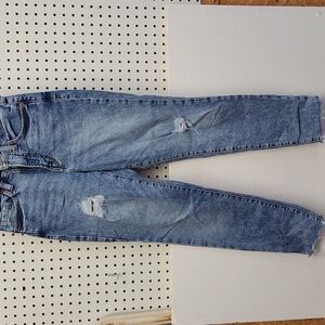 OLD Navy extra stretch O.G. straight women's size 0 distressed  jeans